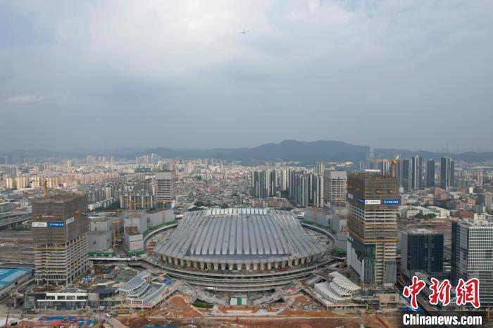 广州白云站室内外装饰装修有序施工 “木棉花开”造米乐 M6米乐型显现(图6)