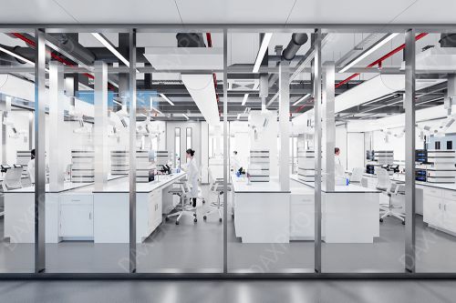 实验室工程设计之——洁净装修工程案例分享(图4) 实验室工程设计之——洁净装修工程案例分享(图4)