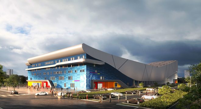 打卡“北跨”第一站丨西安际华园冰雪运动中心展现发展速度与活力(图1) 打卡“北跨”第一站丨西安际华园冰雪运动中心展现发展速度与活力(图1)