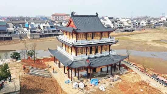 预计4月底建成靖港古镇标志性建筑最新进展来了(图1) 预计4月底建成靖港古镇标志性建筑最新进展来了(图1)