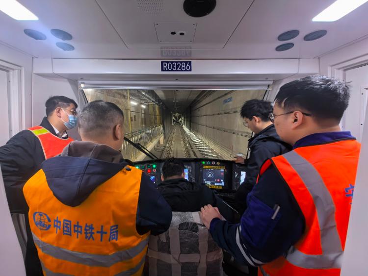 济南轨道交通3号线二期工程滩头——向临风井段热滑试验完成(图3)