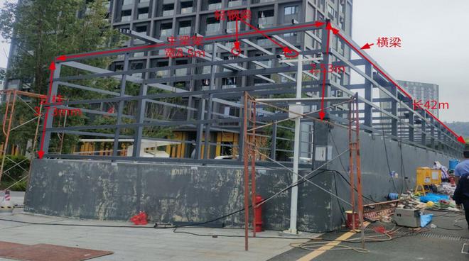 深圳天健创智云途地下停车场出口雨棚工程高坠事故查明致1死(图3) 深圳天健创智云途地下停车场出口雨棚工程高坠事故查明致1死(图3)