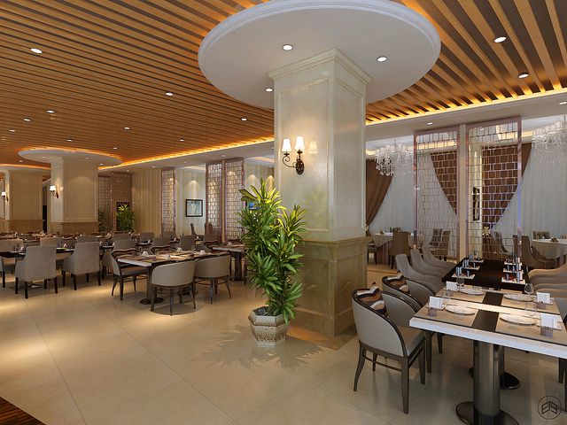 西安餐饮酒店装修餐饮装修设计餐厅店面(图2) 西安餐饮酒店装修餐饮装修设计餐厅店面(图2)