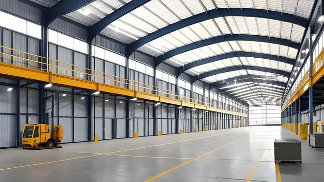 陕西厂房装修设计施工厂房改造装修—西安东朗装饰工程(图1)