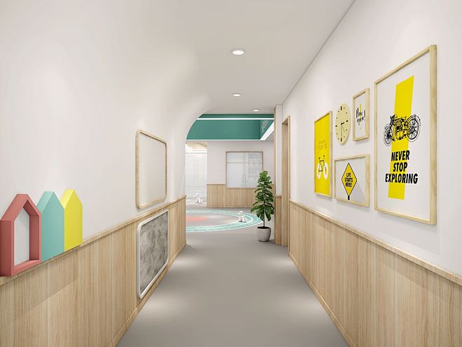 陕西幼儿园装修设计施工托管所装修设计—西安东朗装饰工程(图1)