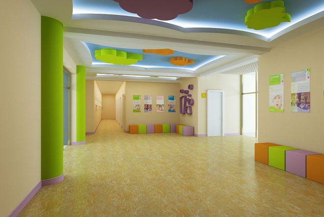 陕西幼儿园装修设计施工托管所装修设计—西安东朗装饰工程(图3)